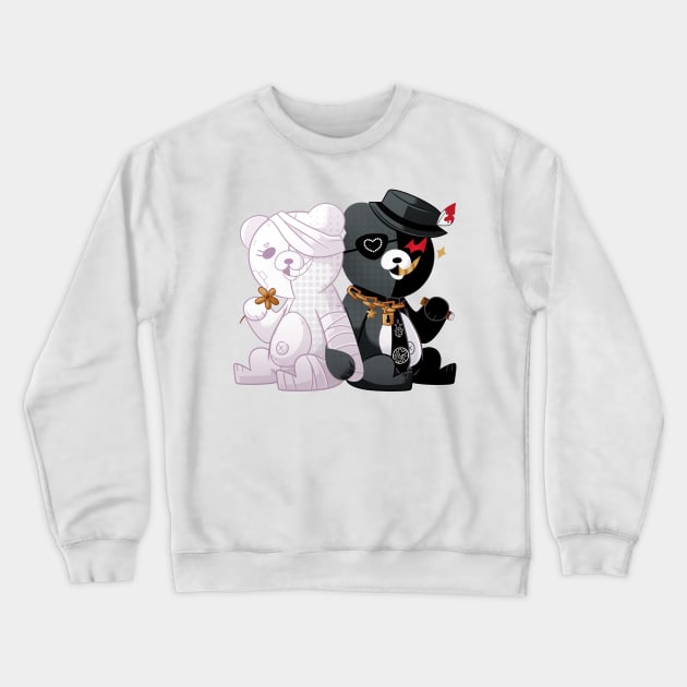 Shirokuma and Kurokuma Crewneck Sweatshirt by scribblekisses